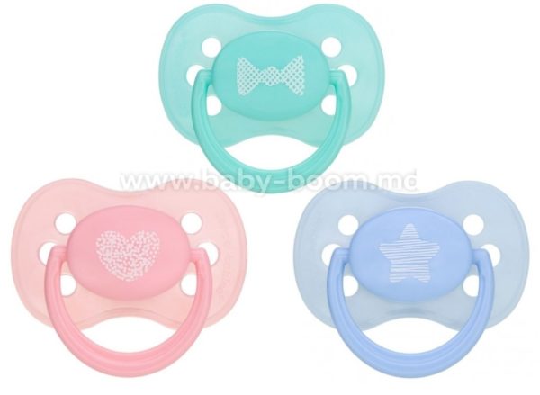Canpol Babies Silicone Orthodontic Soother PASTELOVE