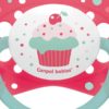 Canpol Babies Silicone Symmetrical Soother 0-6m CUPCAKE Pink