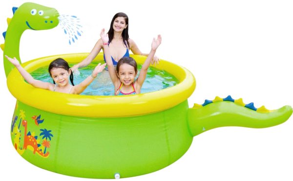 Jilong Dinosaur Pool Sprinkler Water