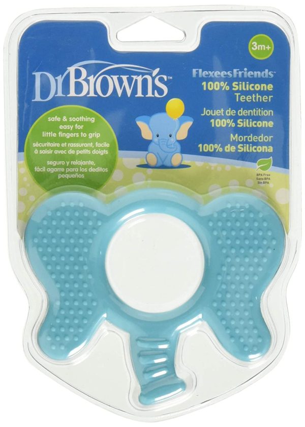 Dr. Brown's Elephant Teether, Blue