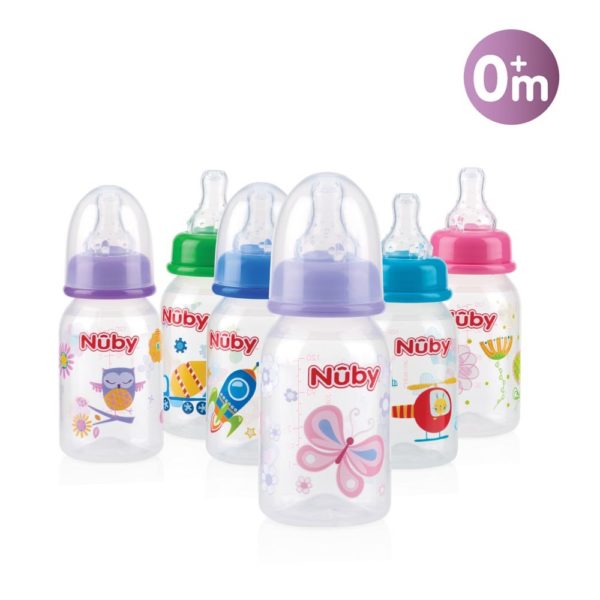 Nuby Standard Neck Slow Flow Bottle 120ml