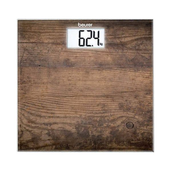 Beurer GS 203 Wood Glass Bathroom Scale Perfect For Nature Lovers