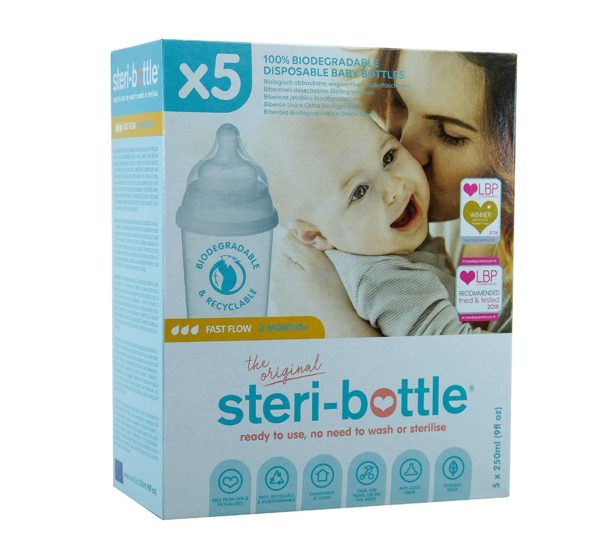 Steribottle 5 Disposable Bottles