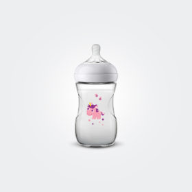 Natural Baby Bottle 260ML -Unicorn