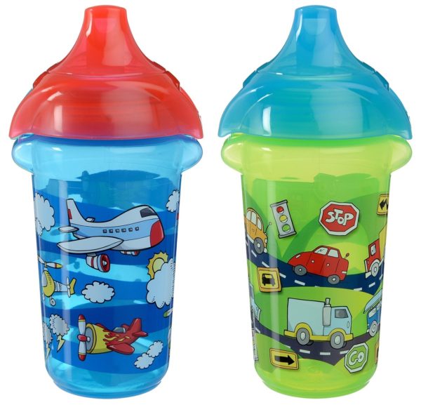 Munchkin Click lock decorated sippy cup- 270 ml- 2 Per pack