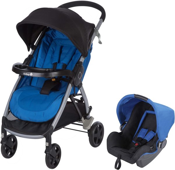 Safety 1st Step And Go 2in1 Stroller + Car Seat-Blue