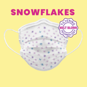 Snowflakes Face Masks - For Kids