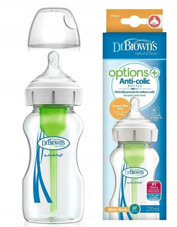Dr Brown's Options Wide Neck Baby Bottle 270 ML