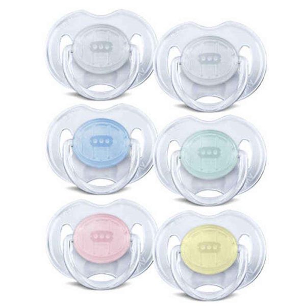 AVENT Translucent 0-6 M Pacifier- 2Pk Colors