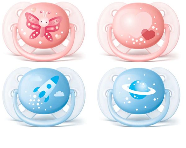 Avent Ultra Soft Pacifier 0-6m 2Pk