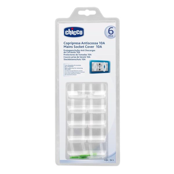 Chicco Main Socket Covers 12 Pcs-10Ampere