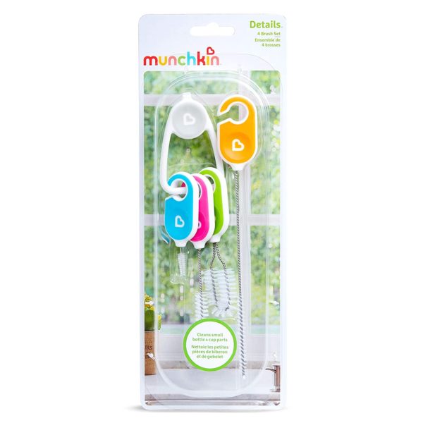 Munchkin Cleaning Cup and Bottle Brush 4 Piece