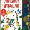 Dinosaur Sponge Art Colouring Book