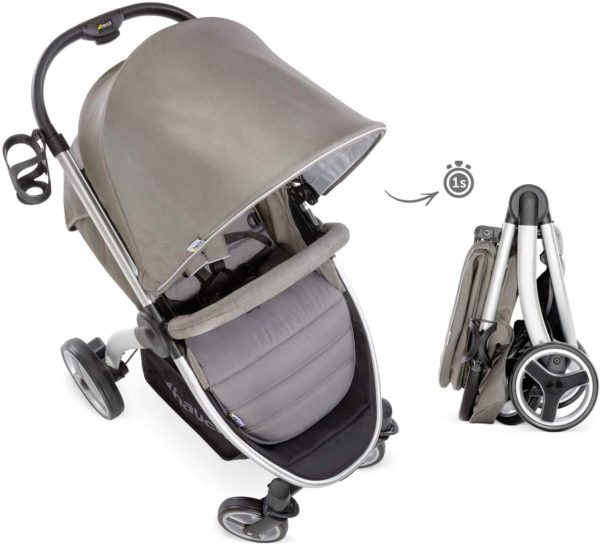 Hauck "Lift Up 4 / Charcoal Stroller+ Adapter / Black"