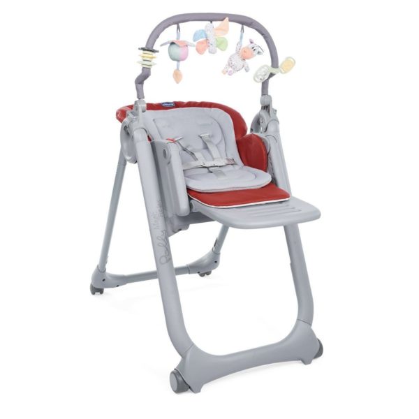 Polly Magic Relax Highchair- Red Passion