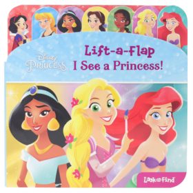 Disney Princess I See a Princess! Lift-a-Flap Look & Find Board Book