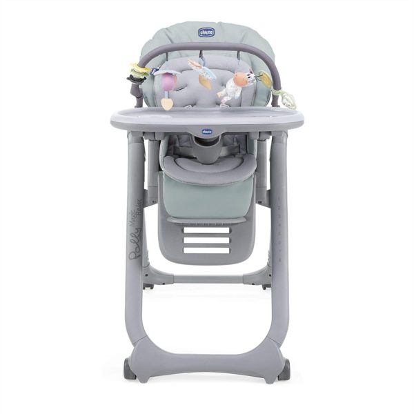 Polly Magic Relax High Chair With Toy Bar Antiguan Sky