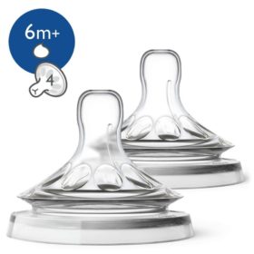 Philips Avent Natural baby teat Thic Feed 6m+ 2PK