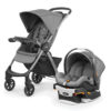 Chicco Mini Bravo Plus Travel System Slate