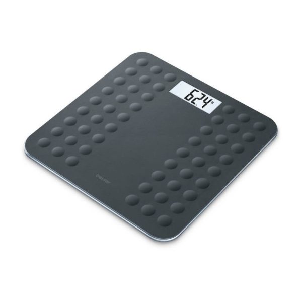 Beurer GS 300 Glass Bathroom Scale In Black