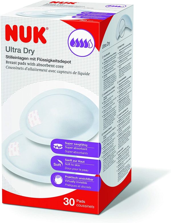 NUK Ultra Dry Comfort Disposable Breast Pads 30 pcs