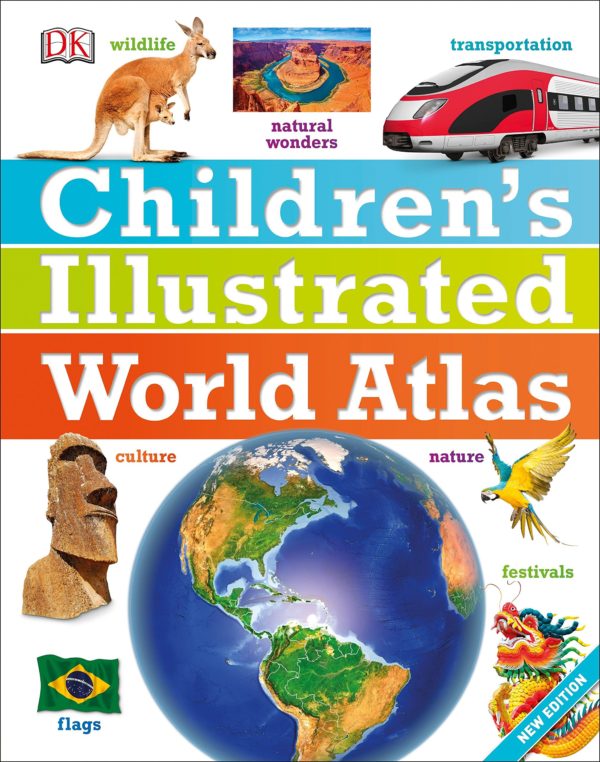 Children's Illustrated World Atlas-Learning Book