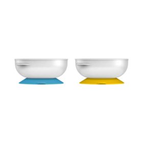 Dr Brown's No Slip Suction Bowl, 2-Pack