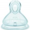 NUK First Choice+ Flow Control Baby Bottle Teats Anti-Colic Valve