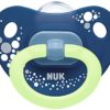 Nuk Silicone Soother Happy Night / 6-18 m / glow