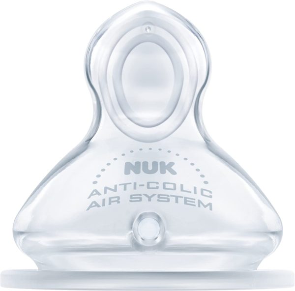 NUK Anti colic Silicone Baby Bottle Teat,First choice+