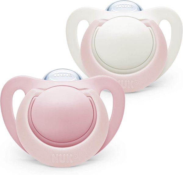 NUK Genius Silicone Soother, 2 Pieces, 6 to 18 months