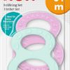 NUK Multi-Surface Teether Set 0 Months + Pack of 2 Multi coloured