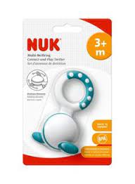 Nuk teether twist and play + 3 Months