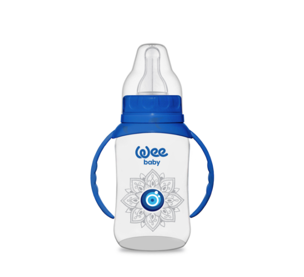 Wee Baby Classic Handle 150 ml PP Feeding Bottle - Evil Eye Bead