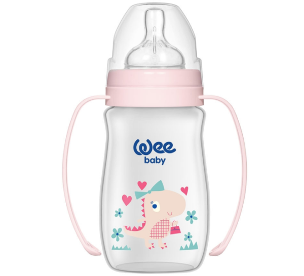 Wee Baby Classic Plus Wide Neck PP Bottle with Grip 250 ml