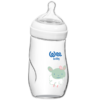 Wee Baby Natural Heat Resistant Angle Glass Bottle