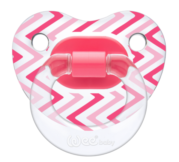 Wee Baby Transparent Patterned Orthodontic Soother