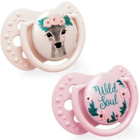 lovi silicone dynamic soother 3-6 months 2 pcs WILD SOUL