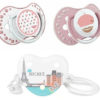 Lovi Doodle Silicone Dynamic Retro Soother 2pcs + Holder