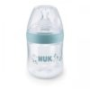 NUK Nature Sense Glass Baby Bottle With Silicone Teat, 0 To 6 Months- 120 Ml