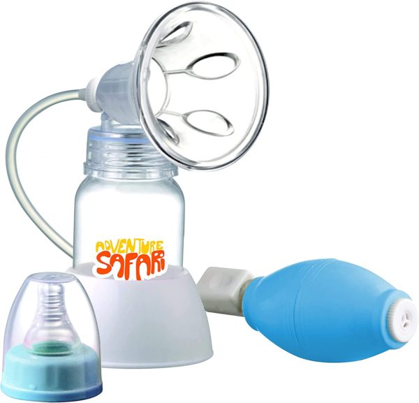 Safari Breast Pump With Feeding Bottle