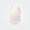 Komkom Baby Girls Sleeveless Bodysuit-Hearts