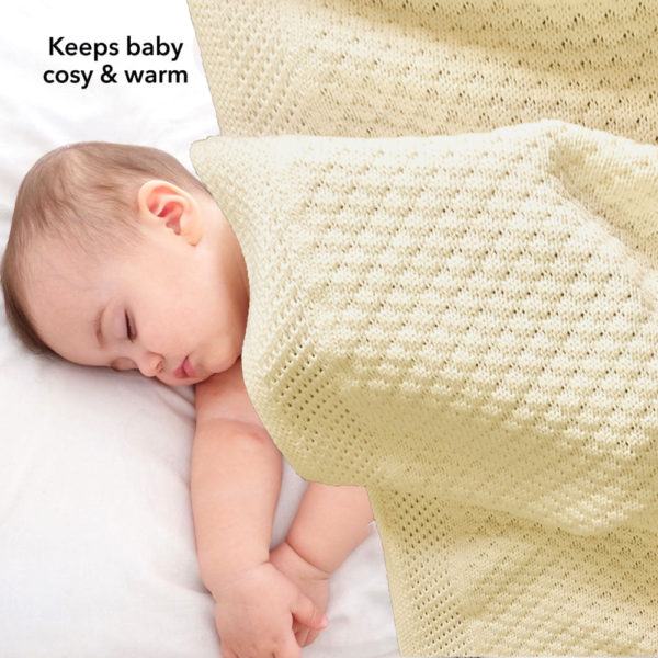 Komkom Baby Knitted Cotton Blanket