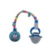 Safari Silicone orthodontic soother with cap and soother holder 0-6m
