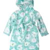 Best Mums Mint Elephant Baby Robe