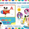 Disney Baby - Let's Learn and Play! Book and Talking Flash Card Sound Book Set - PI Kids