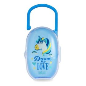 CHICCO SOOTHER HOLDER LOVE BLUE