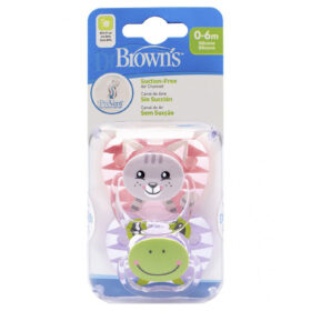 Dr Browns Animal Soother 0-6 Months 2 Pack