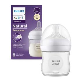 Philips Avent Natural Response Baby Bottle, 0m+, 125ml